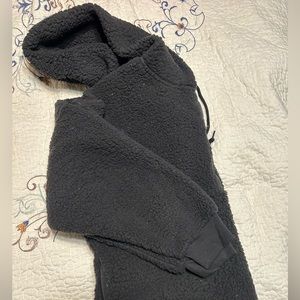 Oversized PINK Sherpa, Black, size L